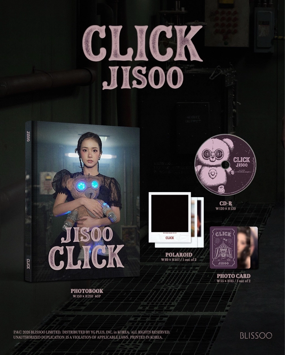 Альбом JISOO - CLICK (PHOTOBOOK VER.)