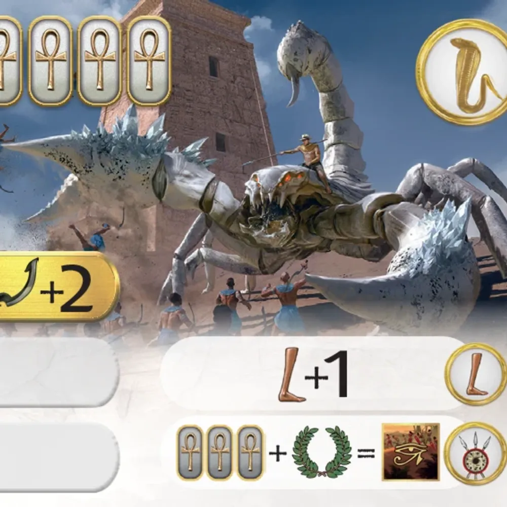 Kemet: White Scorpion Promo (Dice Tower Campaign 2026) Kemet: White Scorpion Promo (Dice Tower Campaign 2026)