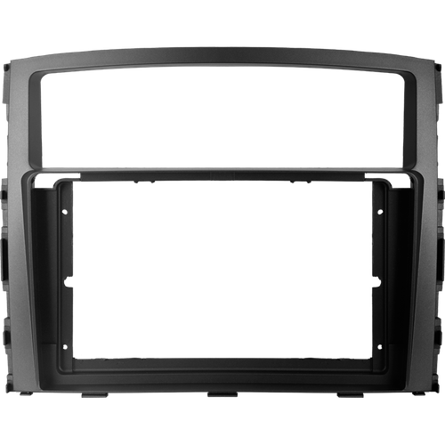 Комплект рамки с разъёмами 9"+can Mitsubishi Pajero 4 2006-2011 Rockford без штатной навигации [A]