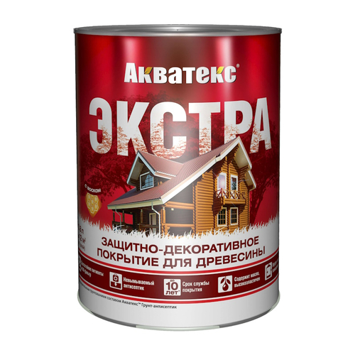 Пропитка по дереву Антисептик АКВАТЕКС Экстра ваниль   0,8л (Рогнеда)