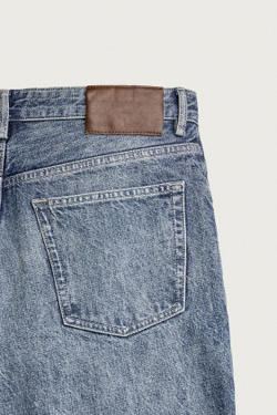 ZARA ДЖИНСЫ RELAXED FIT СО СТРЕЛКАМИ, СИНИЙ