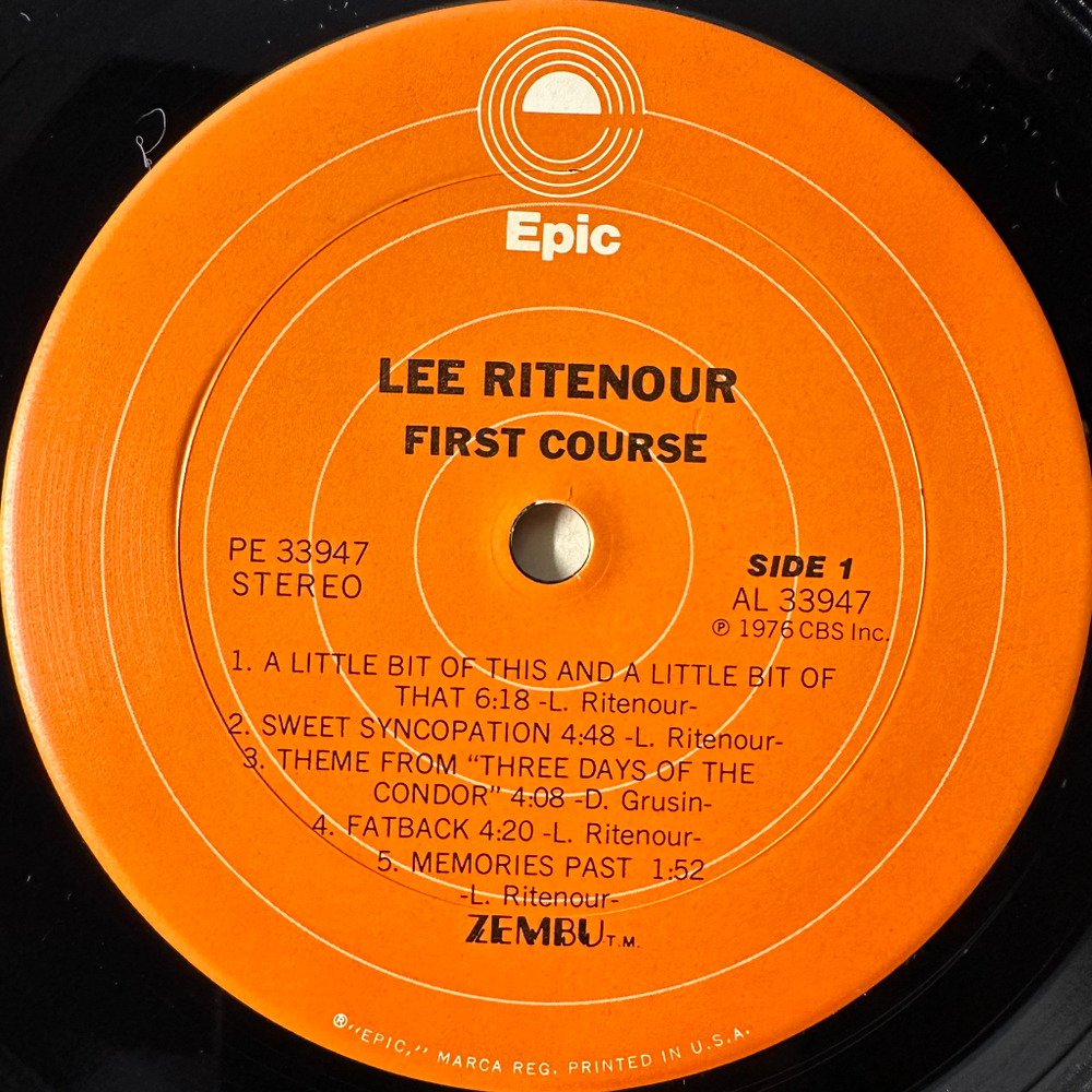 Lee Ritenour ‎– First Course (США 1976г.)