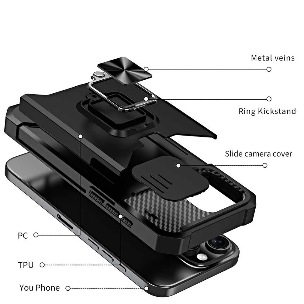 Противоударный чехол Сard Reader Case для iPhone 16 Pro Max