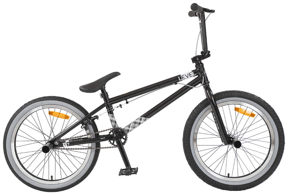 Велосипед BMX TechTeam Level 20 (2020) черный 20.5" (требует финальной сборки)