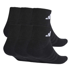 Теннисные носки Adidas Cushioned Essentials Ankle 6P - black/black/white