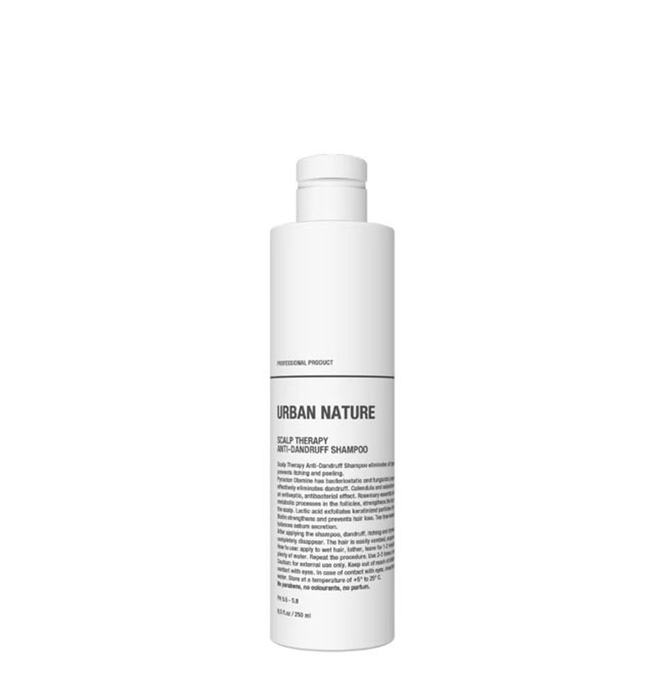 Шампунь Urban Nature SCALP THERAPY ANTI-DANDRUFF против перхоти с терапевтическим эффектом