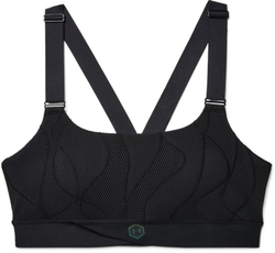 Спортивный бюстгальтер Under Armour Rush Vent Mid Bra — чёрный