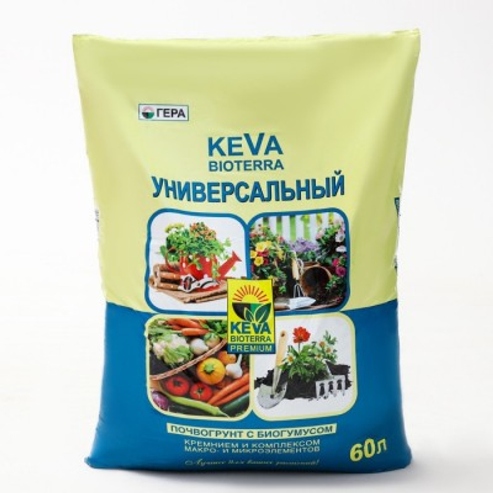 Грунт KEVA BIOTERRA универсальный 60л Г - купить в розницу
