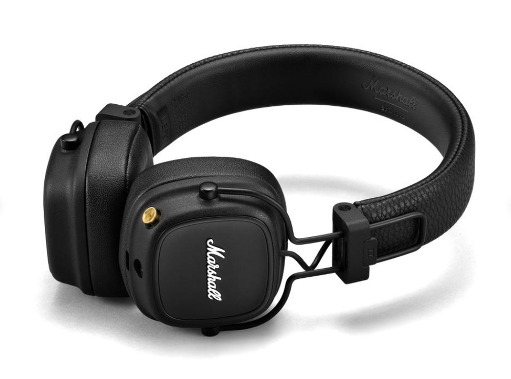 Наушники накладные Bluetooth Marshall Major IV Black
