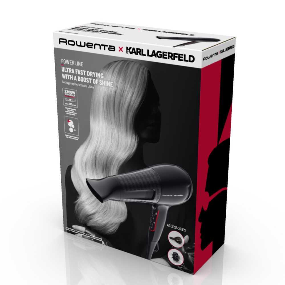 Фен Rowenta Karl Lagerfeld CV591LF0