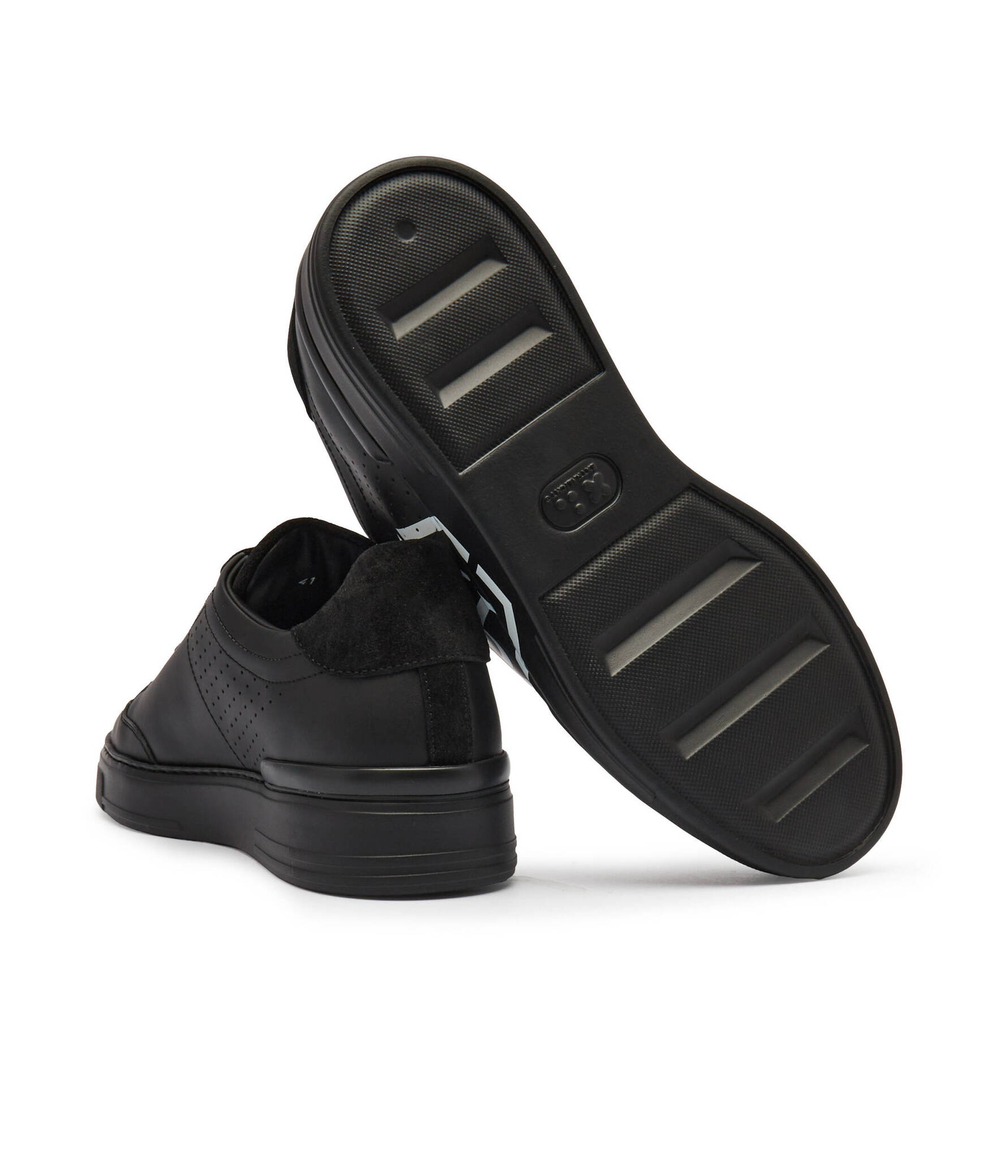 Кожаные кроссовки hexagon Philipp Plein - черный(MSC3981 PLE005N)