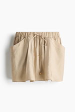 Юбка из лиоцелла со стяжкой - H&M