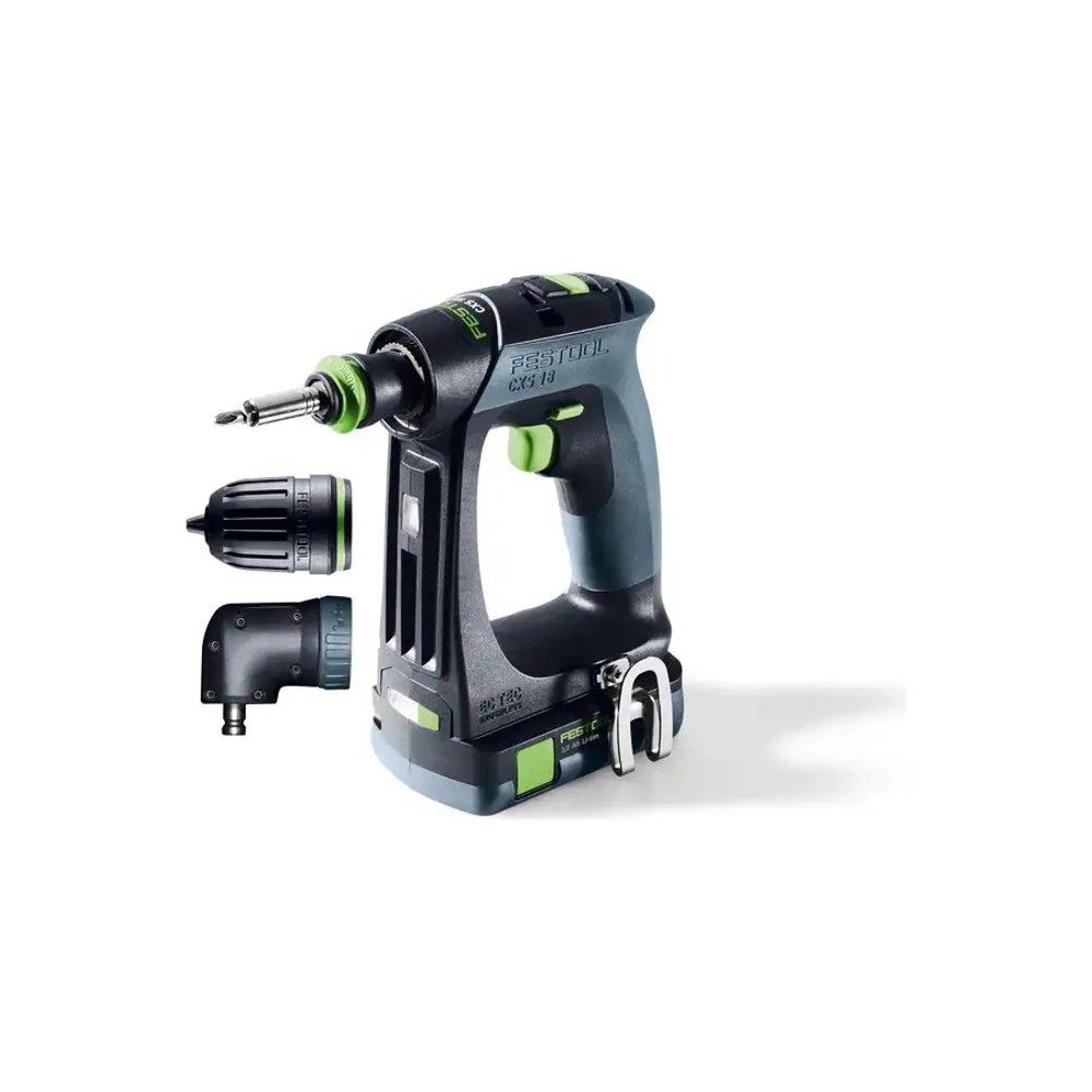 Аккумуляторная дрель-шуруповёрт CXS 18 C 3,0-SET FESTOOL 576884