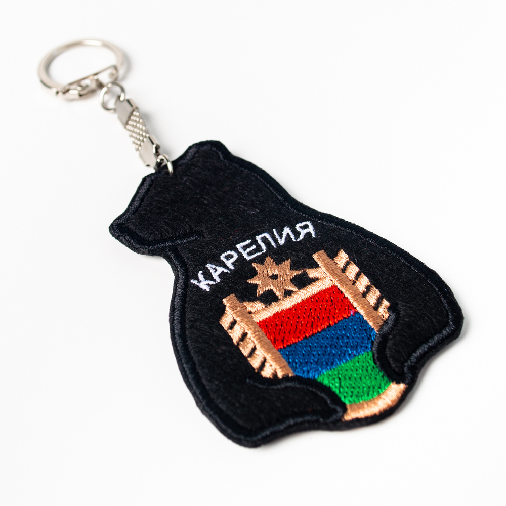 Фетровый брелок «Медведь» (в ассортименте), 1шт