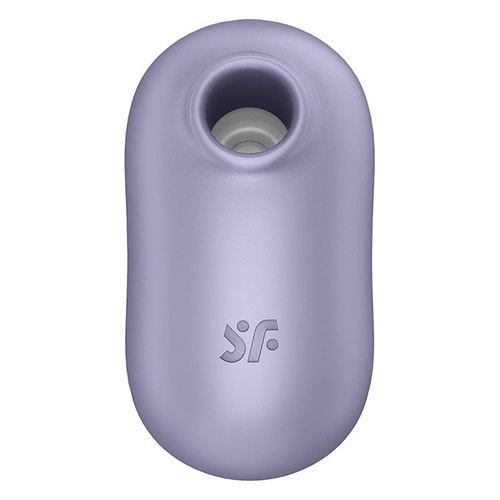 Сиреневый вакуумный вибростимулятор клитора 8,5см Satisfyer Pro To Go 2