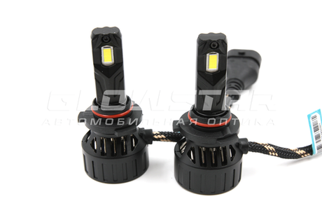 Cветодиодные лампы HB3 (9005) Sariti F8 с вентилятором, 12V, 40W, 5500K (комплект, 2шт)