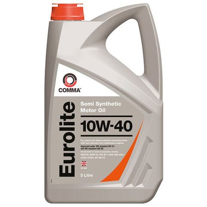 EUL4L COMMA 10W40 EUROLITE (4L) масло мотор.! полусин