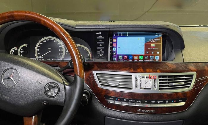 Магнитола для Mercedes-Benz S-класс W221 2009-2013, CL C216 (NTG 3.5) - FarCar S400-TS18 монитор 9.5" QLED на Android 14, CarPlay, 4G SIM-слот
