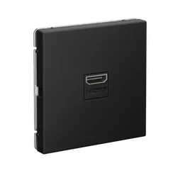 Розетка HDMI Systeme Electric ArtGallery Карбон GAL001080