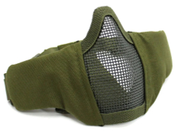 Сетчатая маска WoSport Steel Mesh Mask (Олива)