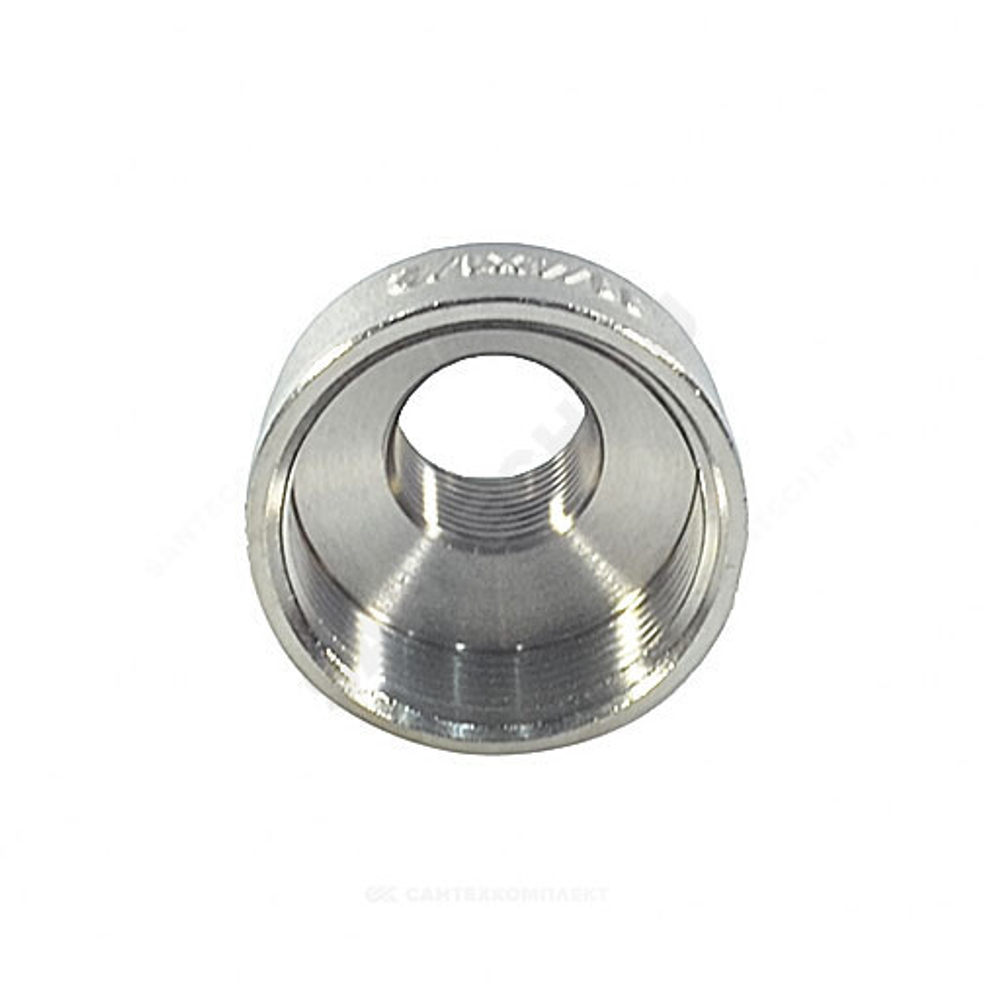 Муфта латунь никель переходная Ду 32х20 (1 1/4"х3/4") ВР/ВР SantechSystems