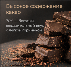Горький шоколад, кондитерский, премиум