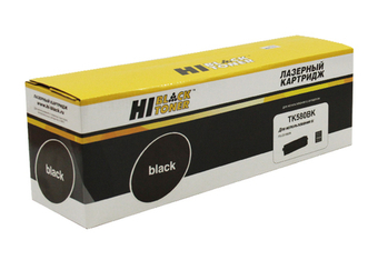 TK-580Bk Тонер-картридж с чипом чёрный (Hi-Black)