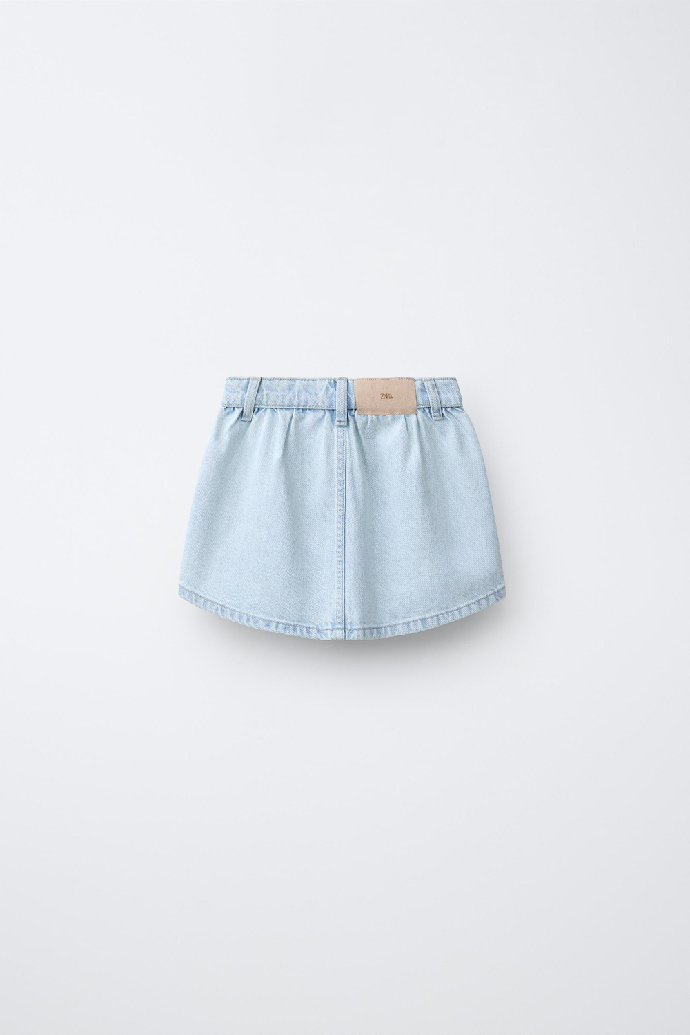 ZARA ДЖИНСОВАЯ ЮБКА, ГОЛУБОЙ