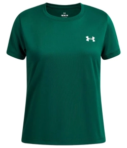 Футболка для девочки Under Armour Tech Short Sleeve - campus ivy/white