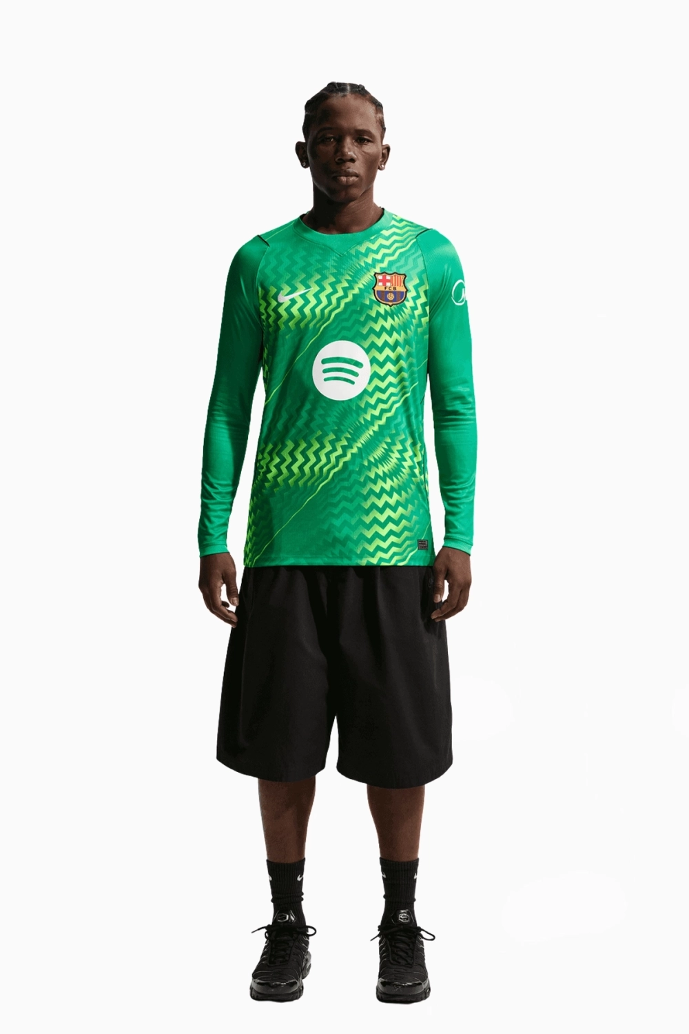 Футболка с длинными рукавами Nike FC Barcelona 26/27 Goalkeeper Stadium - зеленый