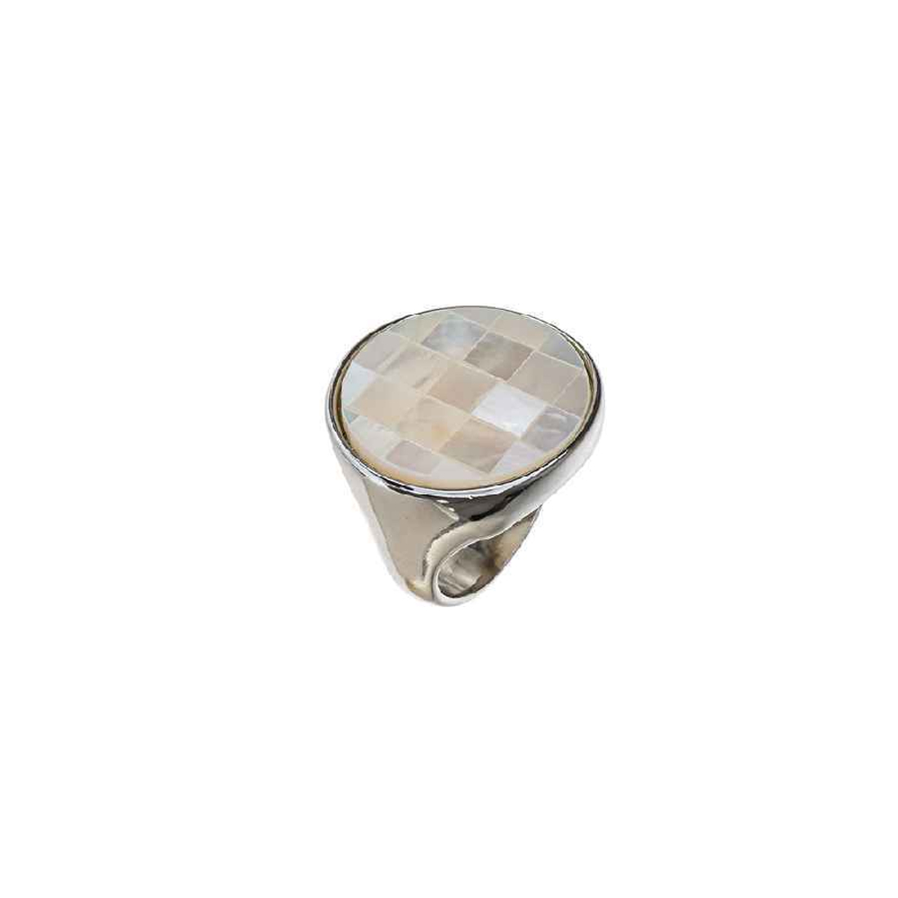 Кольцо Possebon Mother Pearl Mosaic K2155.1/18,5 S 22 размер 18,5