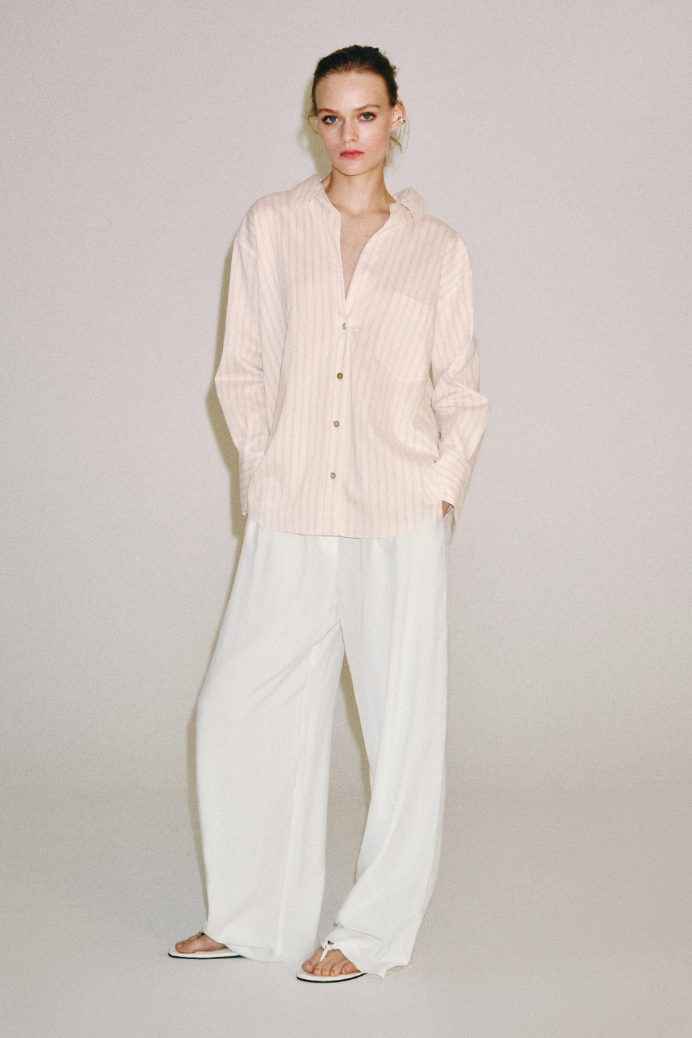 РУБАШКА В ПОЛОСКУ — ZW COLLECTION — ZARA