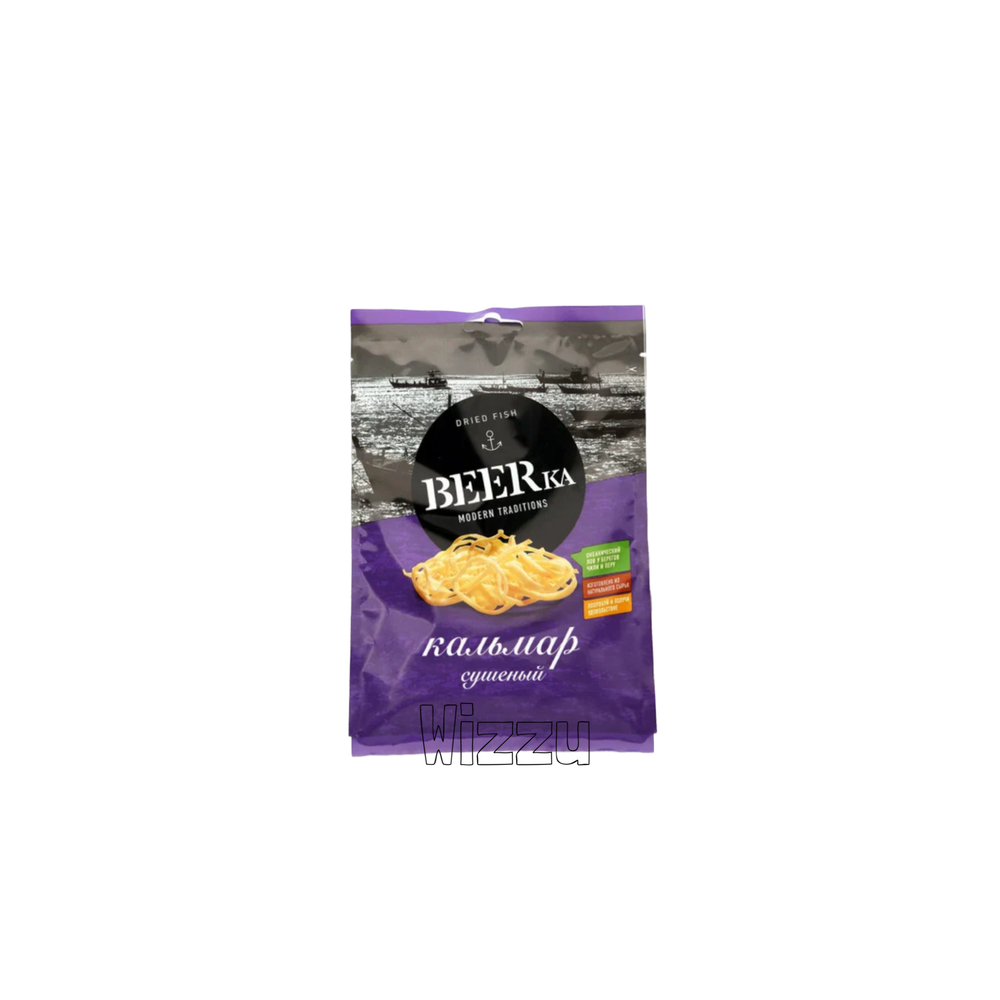 Кальмар BEERka сушеный 38г