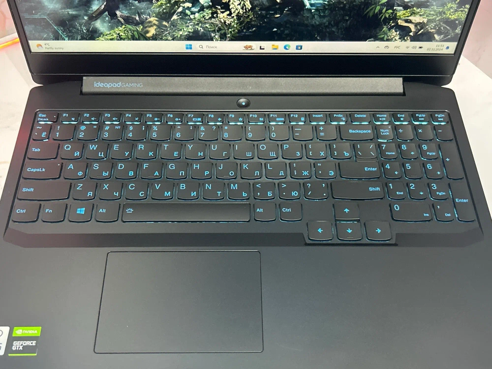 Ноутбук Lenovo IdeaPad Gaming 3 15IMH05 (81Y40173RU) 15.6"/Intel Core i5 10300H/RAM 8 GB/SSD 512 GB/ NVIDIA GeForce GTX 1650 Ti 4 ГБ/1920x1080/IPS 120 Гц/Windows 11/Подсветка кл-ры:LED/черный. Состояние: C1