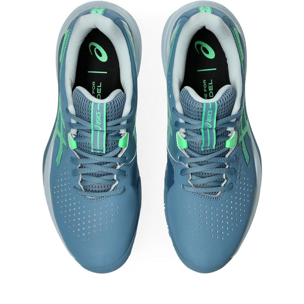 Мужские кроссовки для Падел Asics Gel-Challenger 15 Padel - saba blue/vital green