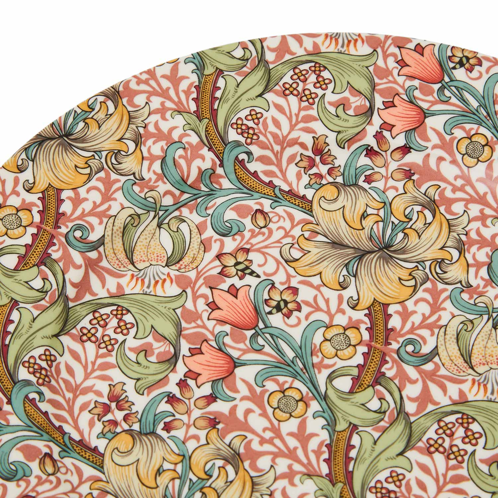 Spode Тарелка Morris & co. Тарелка для завтрака "Золотая лилия" 20 см MCO8845-XG-B