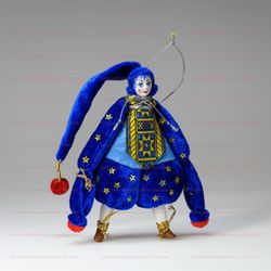 Ёлочная игрушка Клоун Звездочёт