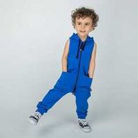 Ромпер на молнии с длинными штанинами "Bb team blue"