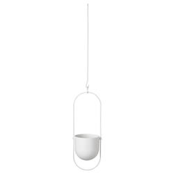 IKEA CHILISTRÅN  (ИКЕА СХИЛИСТРÅН)  -  Подвесной цветочный горшок, белый, 12 см