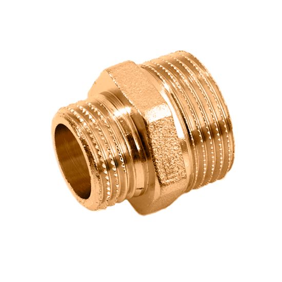 Ниппель латунный переходной 2"х1 1/2" TIM