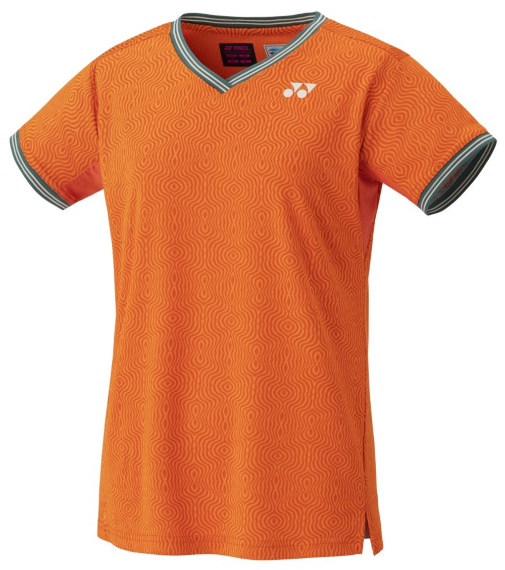 Женская теннисная футболка Yonex RG Crew Neck - bright orange