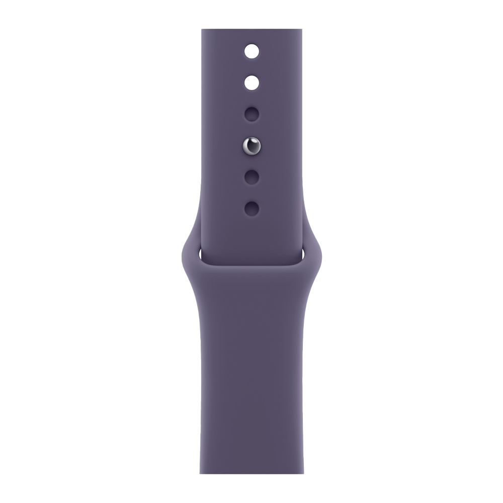 Умные часы Apple Watch Series 11 GPS, 42mm, Silver Aluminium Case with Purple Fog Sport Band, S/M