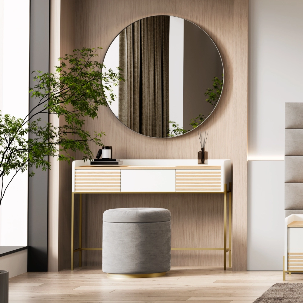 Консоль NOA 2071 Neutro/Lacado Branco IDC Mobiliario