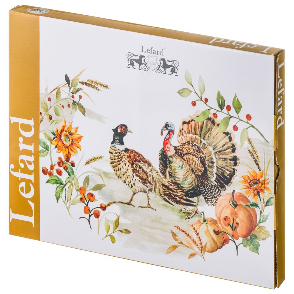 БЛЮДО ОВАЛЬНОЕ LEFARD "FOREST TALE" АКВАРЕЛЬ ПРИРОДЫ 40*30,5*2,5СМ., РАЗНОЦВЕТНЫЙ