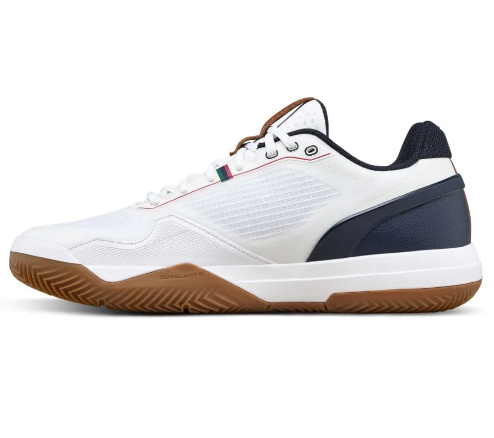 Мужские теннисные кроссовки Wilson Rush Pro 5 Clay - white/navy blazer/gum1a