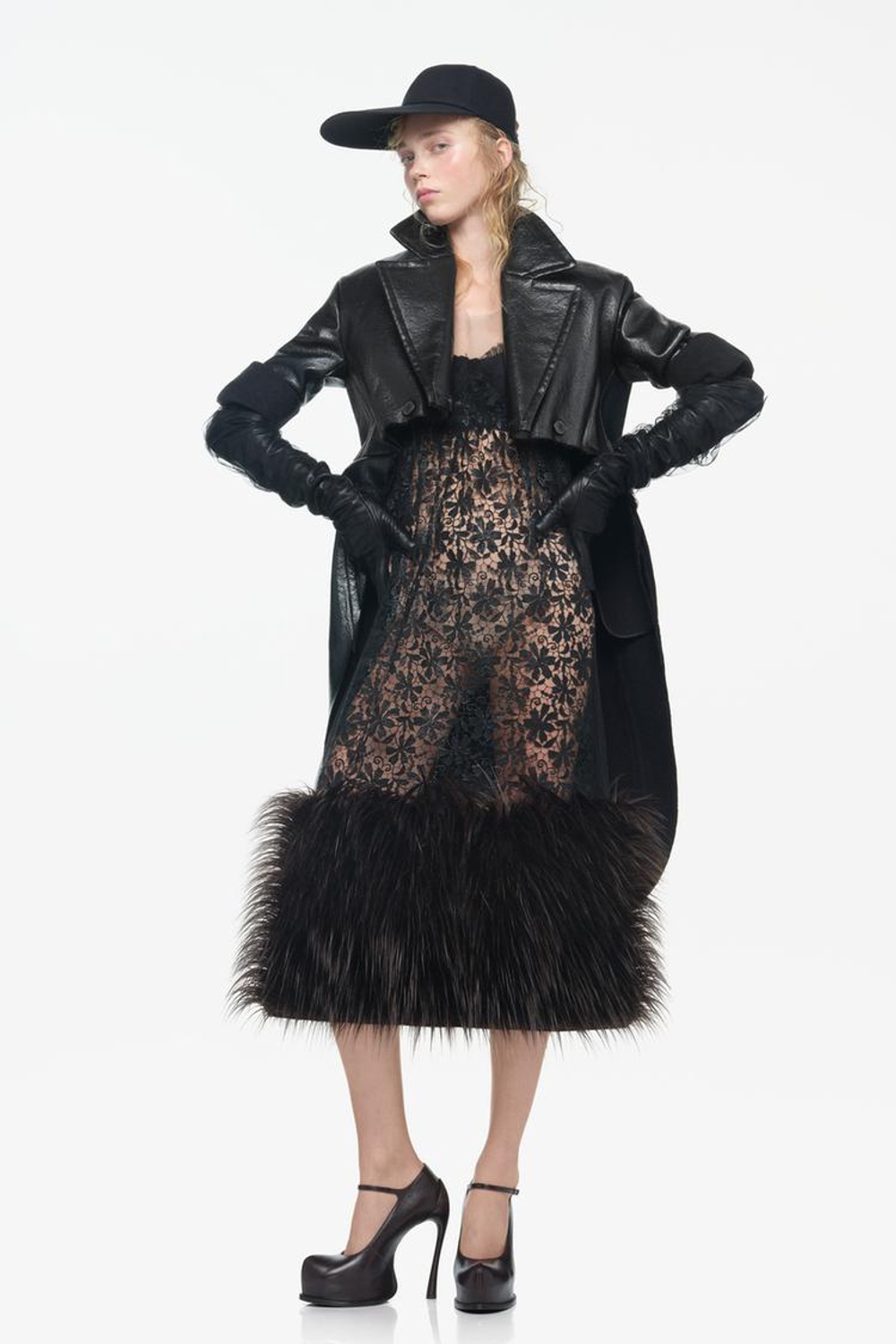 ZARA X JOHN GALLIANO ПЛАТЬЕ МИДИ С КОРОТКИМИ РУКАВАМИ, ЧЕРНЫЙ