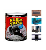 Сверхсильная клейкая лента Flex Tape / Черная / 10 см.