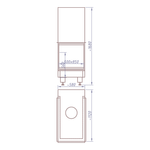 КАМИННАЯ ТОПКА 3VLF 850W (STAV)