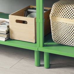 IKEA LÄTTHET  (ИКЕА ЛЭТТХЕТ)  -  Ножка - зелёная/металл 11 см