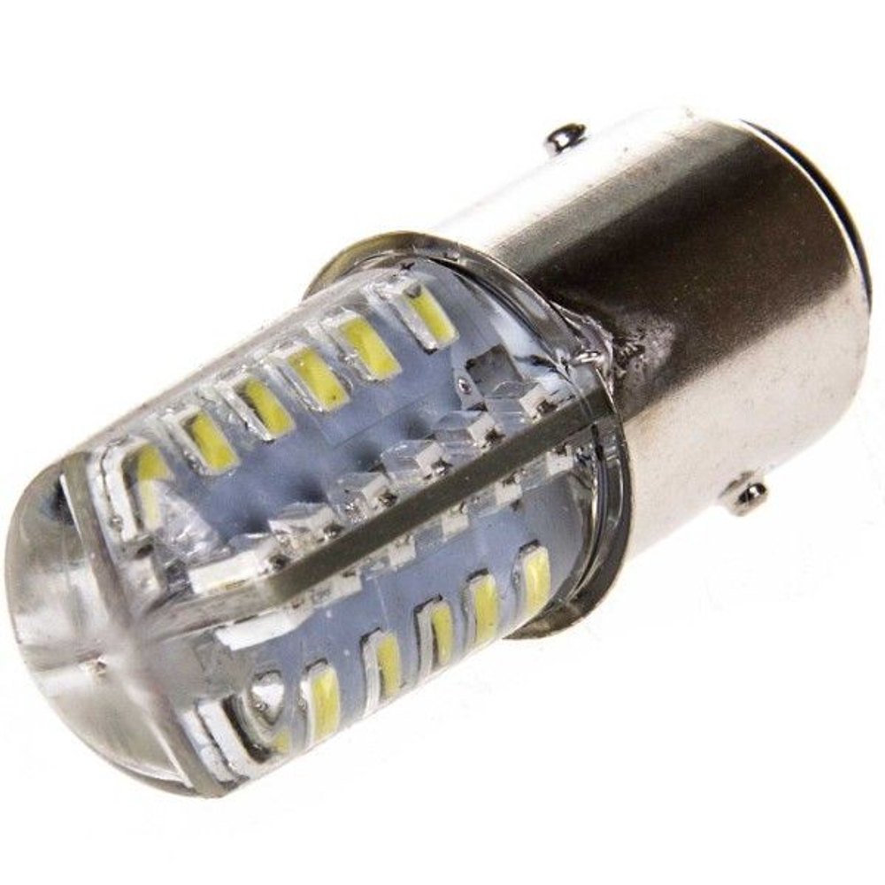 Лампа светодиодная 12V 21W металлический цоколь 1-конт. белый 48 SMD 2 шт. Skyway